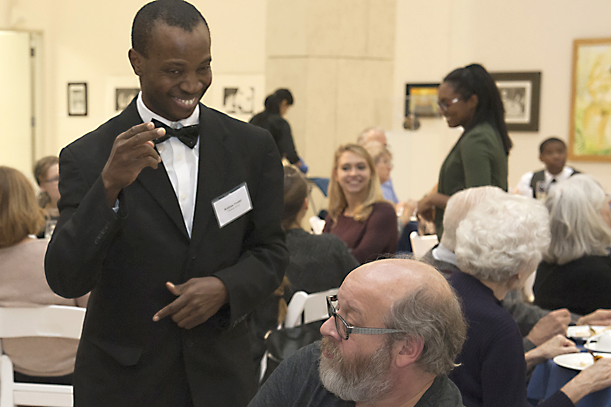 Photo of actor at Deaf Mute Banquet