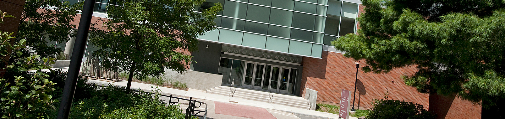 Exterior photo of Sebastian and Lenore Rosica Hall