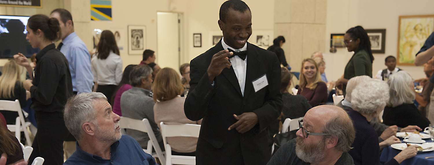 Photo of actor at Deaf Mute Banquet