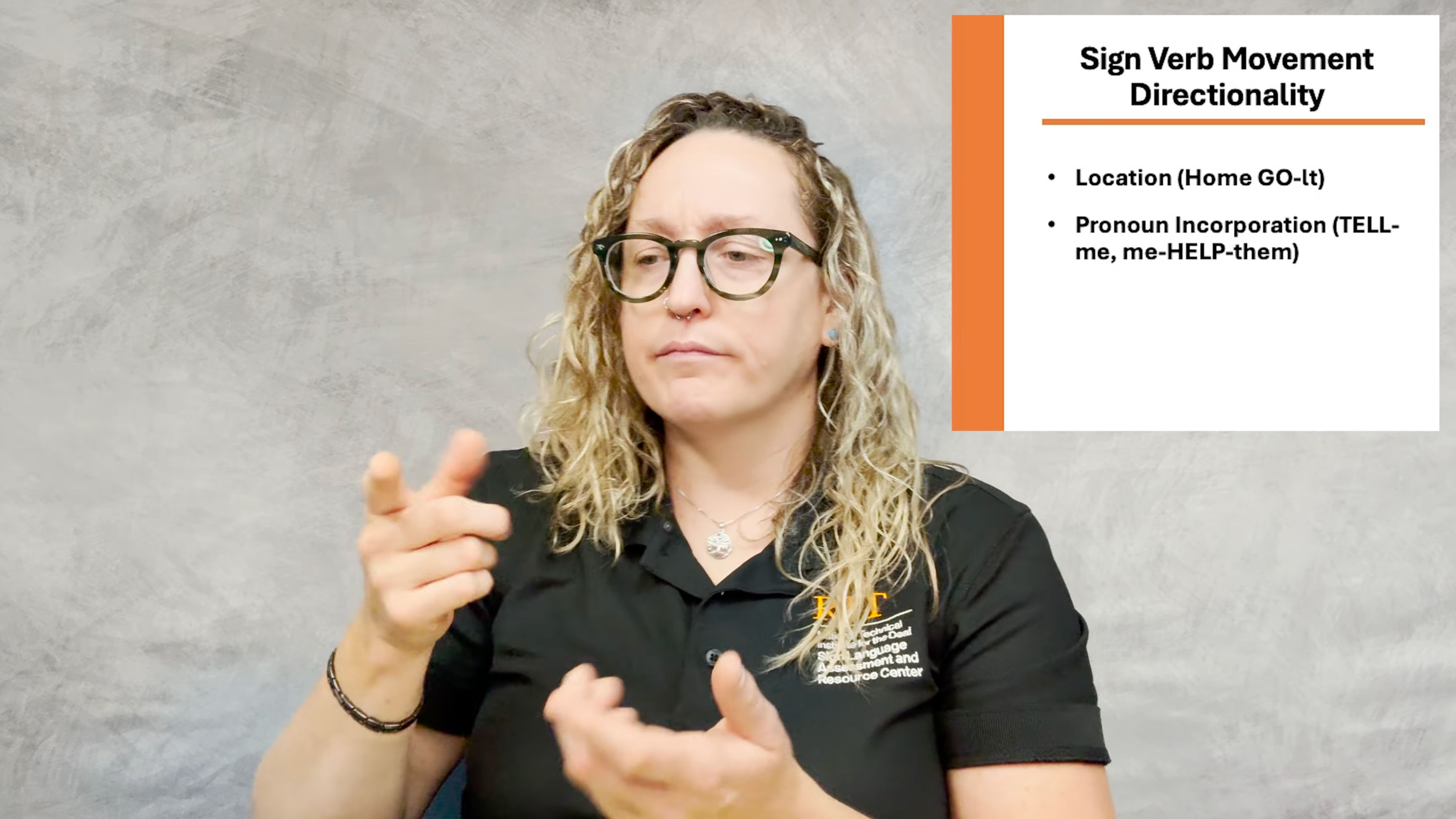 SLPI Grammar 2.) Verb Directionality