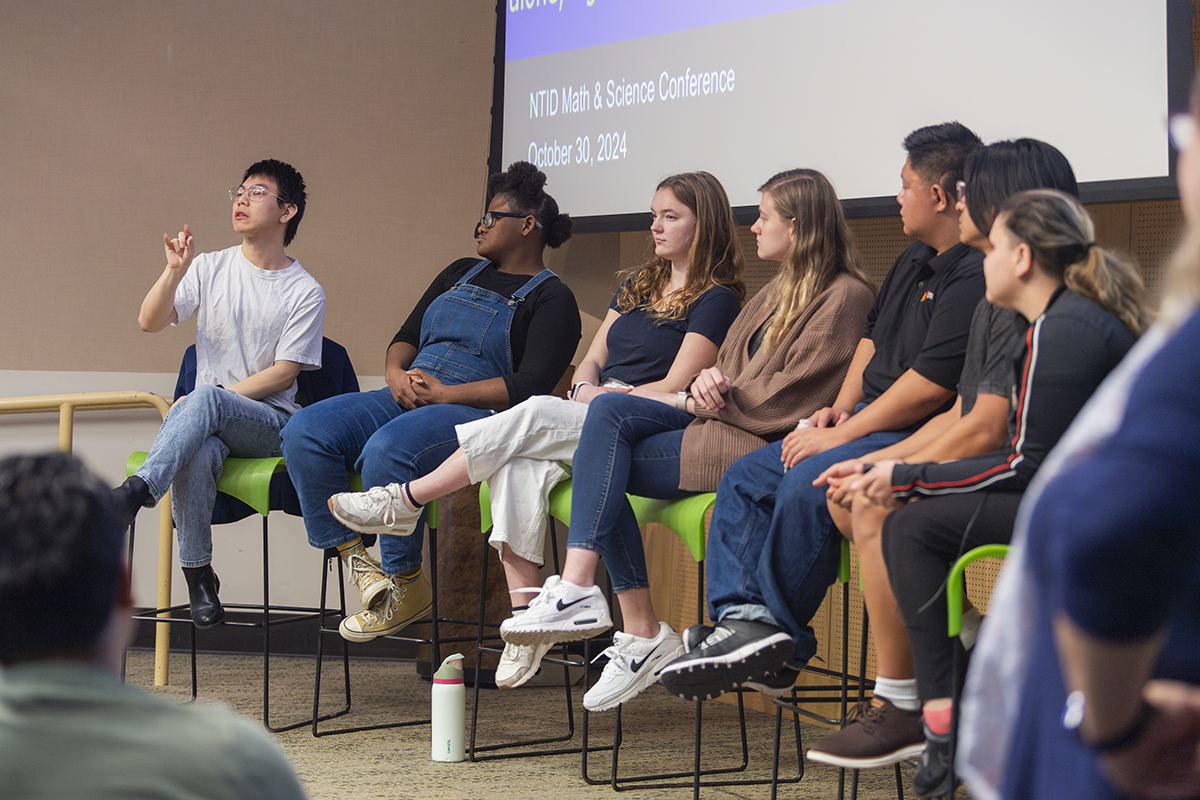 Participants at NTID Math/Science Conference