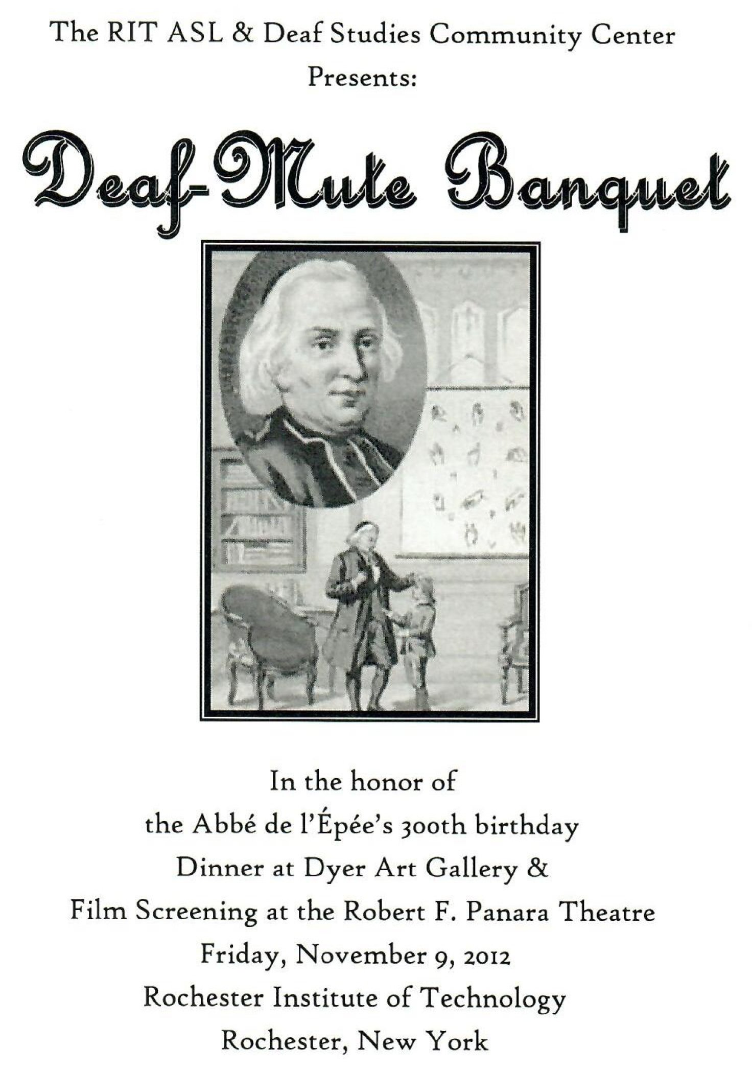 Banquet Program Book
