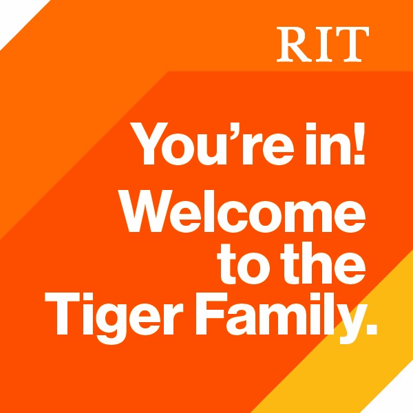 You're in! Welcome to the Tiger Family