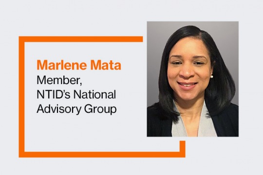 Marlene Mata, member, NTID's National Advisory Group.