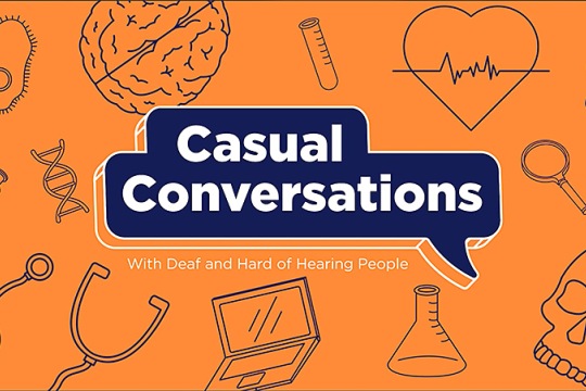 Graphic reading "Casual Conversations"
