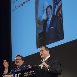 Rededication of LBJ Hall at NTID