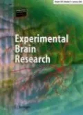 Experimental Brain Research cover