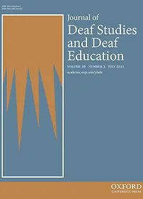 Journal of Deaf Studies and Deaf Education cover