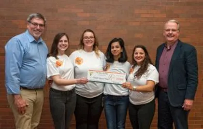 Priya Patil with NTID Next Big Idea group