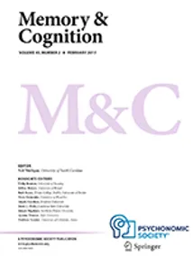 Memory & Cognition journal cover