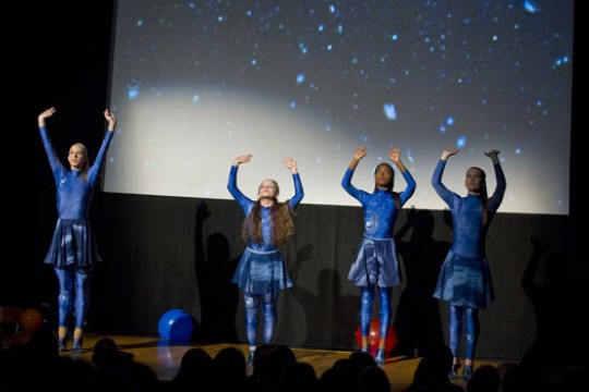 People dancing on stage