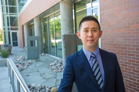 Person posing for camera