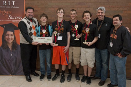 People gathered for picture at event