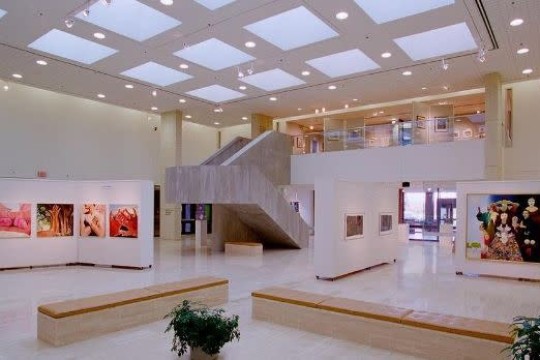 inside of Dyer Art Gallery.