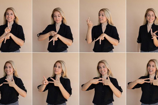 Sign language in chemistry