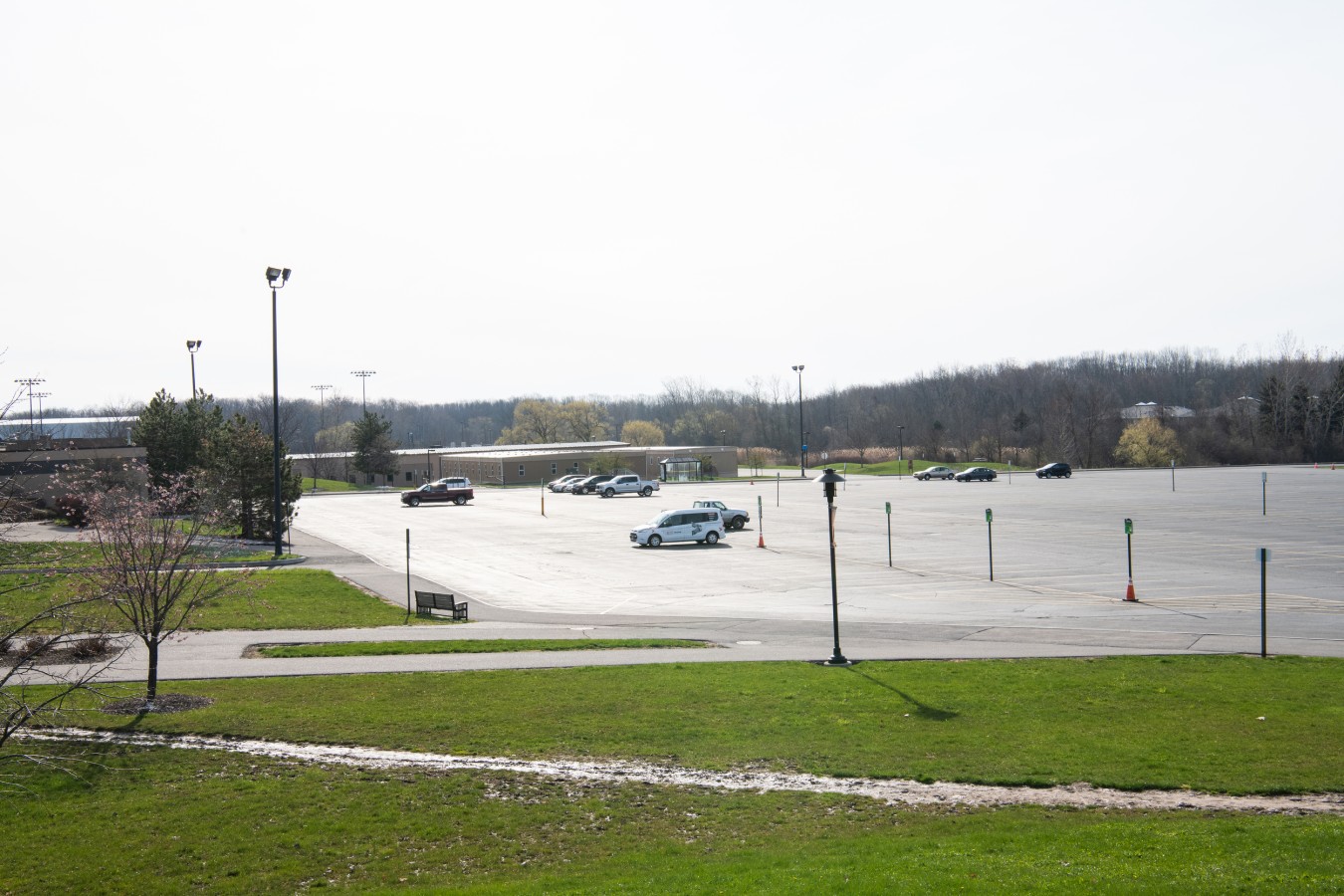 empty parking lot