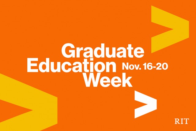 graphic reads: Graduate Education Week, November 16-20.