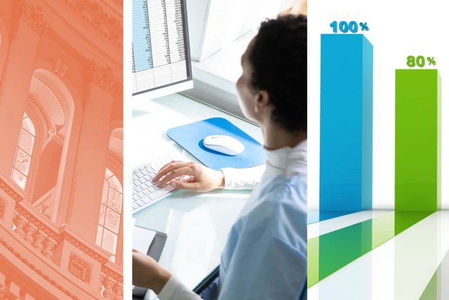 a collage of business images