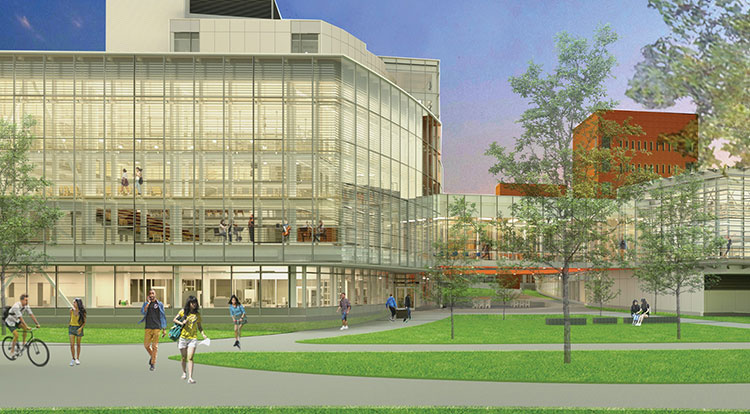 Artists rendering of the new Innovative Maker and Learning Complex.