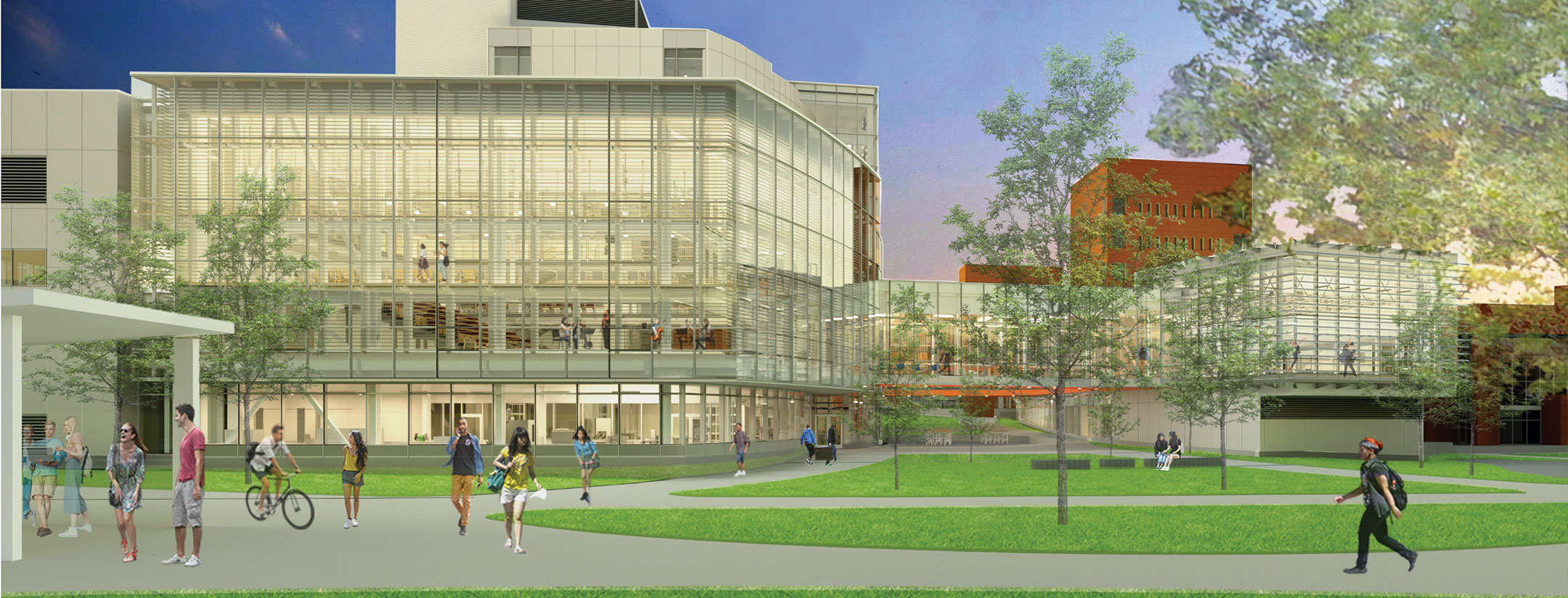 Artists rendering of the new Innovative Maker and Learning Complex.