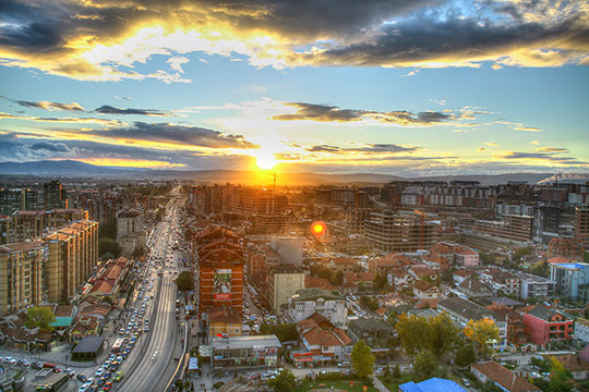 'the city of Prishtina in Kosovo.'