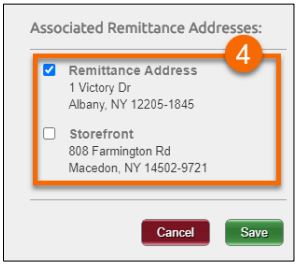 remittance address picture