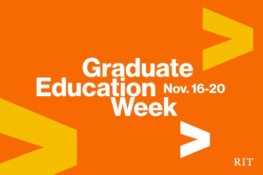 graphic reads: Graduate Education Week, November 16-20.