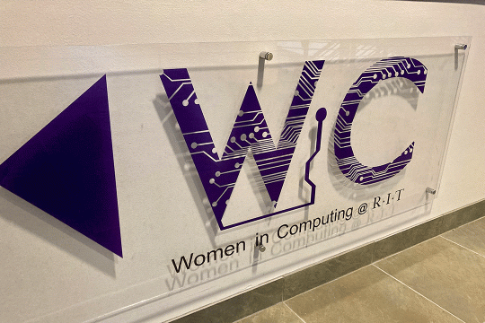 ROCGirl Hacks event hosted by Women in Computing at RIT