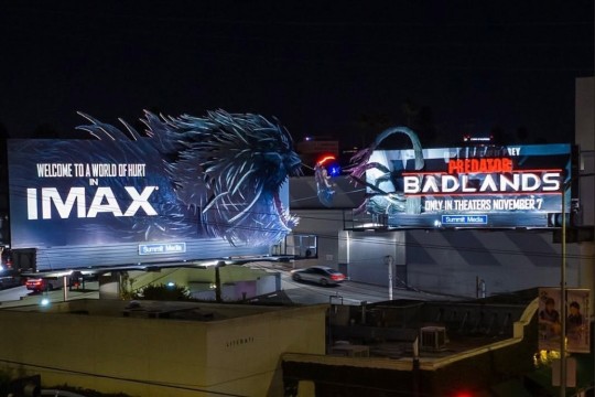 an arial view of the predator badlands digital ad.