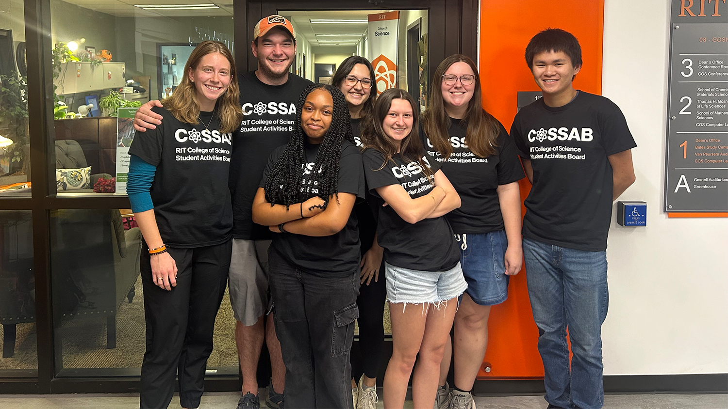 group shot of COSSAB students