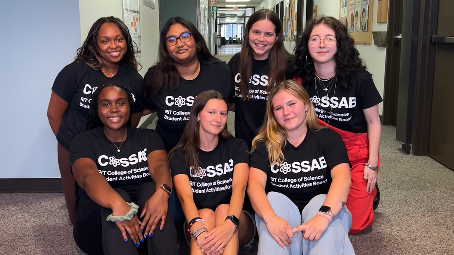 group shot of COSSAB students