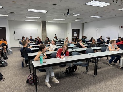students in a classroom
