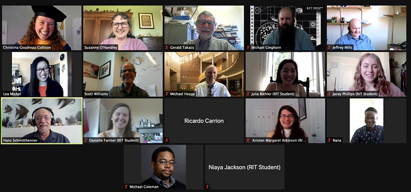 screenshot of 2021 chemistry research scholars