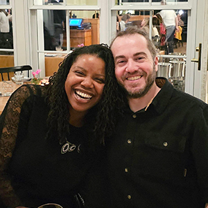 headshot of Maiah and Andy Dunn