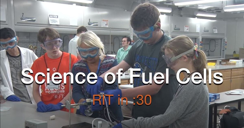 chemistry professor teaching students