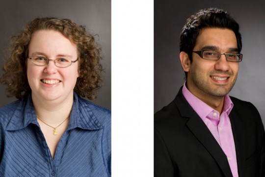 Two portraits of people 