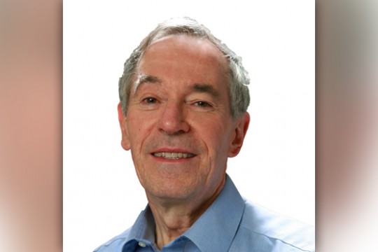 Professor posing for camera