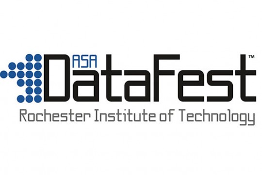 Text saying "ASA Data fest Rochester Institute of Technology".