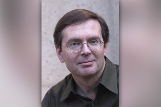 Professor posing for camera