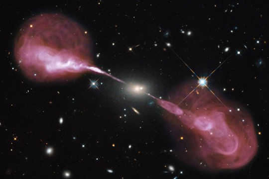 Picture of two galaxies