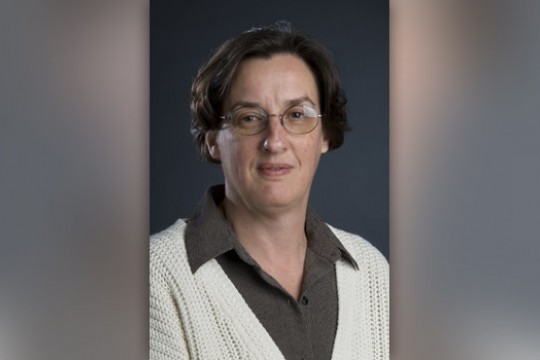 Professor posing for camera