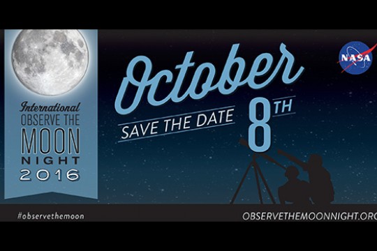 Poster for "International Observe the Moon Night"