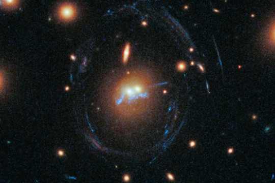 Picture of galaxy clusters