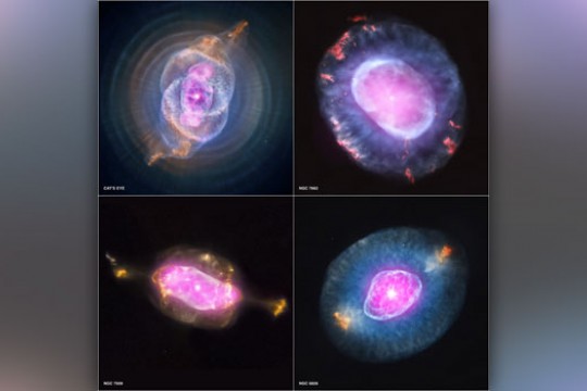 4 Pictures of nebula