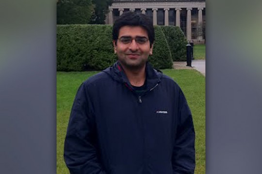 Person posing for camera