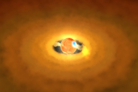 Digital rendering of star formation