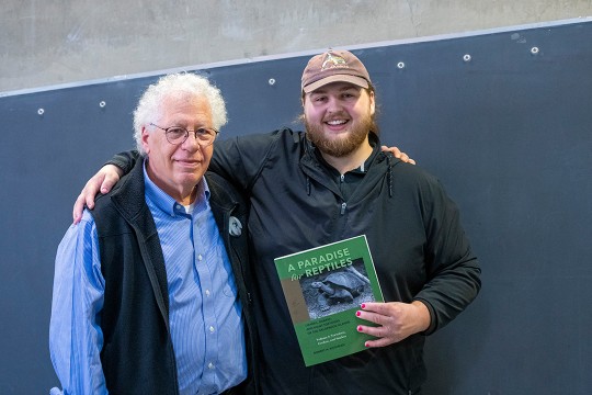 Robert Rothman with former student Jay Kucharek