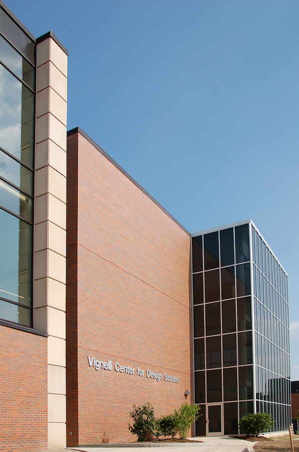 Building entrance for Vignelli Center for Design Studies