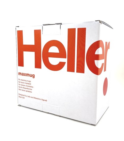 packing box for mugs with the Heller logo.