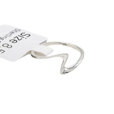 a sterling silver mini twist ring